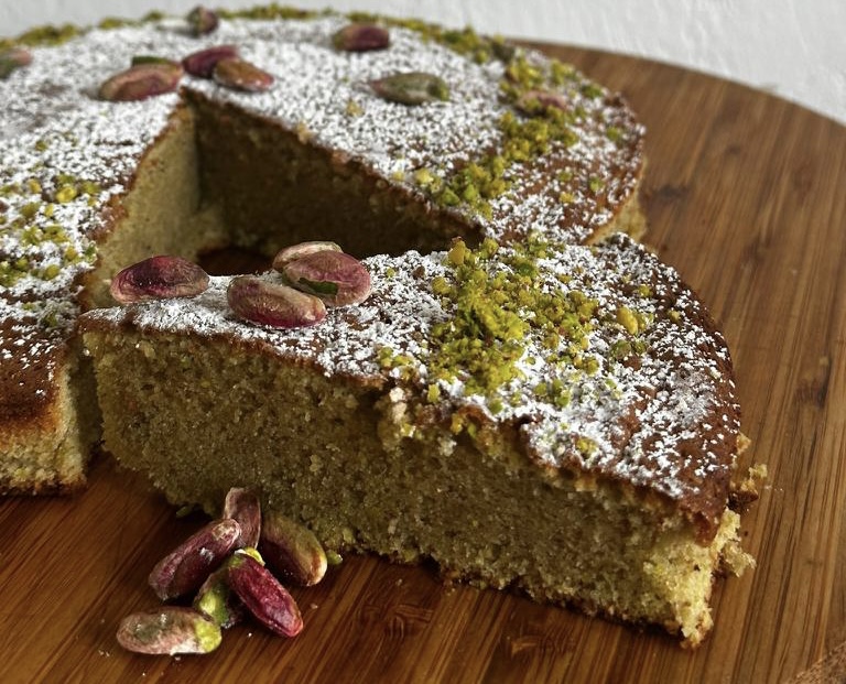 Gâteau moelleux à la pistache